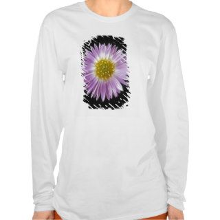 Gerber Daisy in Black Background T Shirt