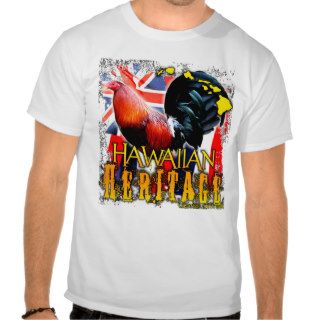 Organized Chaos   Hawaiian Heritage Fighting Cock T shirt