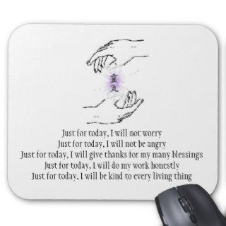 Just for today, I will not worry Mouse Pad