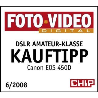 Canon EOS 450D SLR Digitalkamera Kit inkl. EF S Kamera & Foto