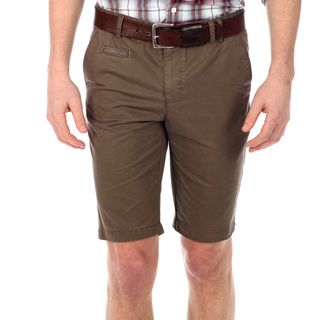 191 Unlimited Men's Slim Fit Dark Khaki Flat Front Shorts 191 Unlimited Shorts