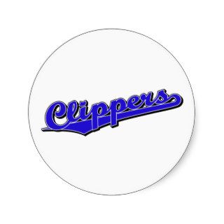 Clippers in Blue Stickers