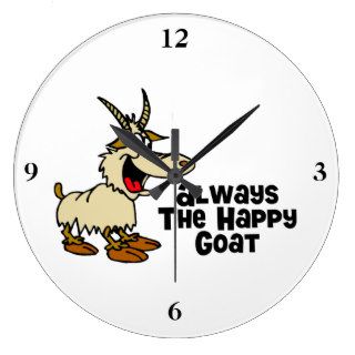 Always The Happy Goat Clock