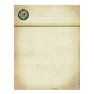 [100] QM Regimental Insignia [Special Edition] Letterhead Template