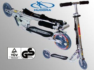 Hudora Scooter Roller Big Wheel XXL 144 silber TÜV GS Sport & Freizeit