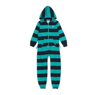 OnePiece (TM) Jumpsuit Kids Stripe, azure/navy, Grösse 134 Bekleidung