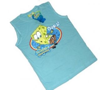 Spongebob Happy Summer T Shirt/ Muskelshirt  türkis   146/152 Bekleidung