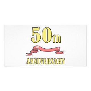 50th Wedding Anniversary Gifts Custom Photo Card