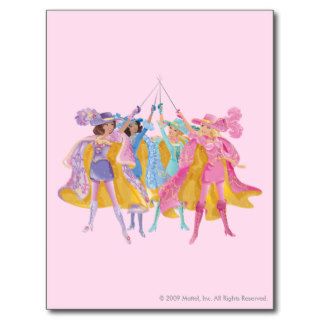 Barbie and the Three Musketeers v.2 Postcard