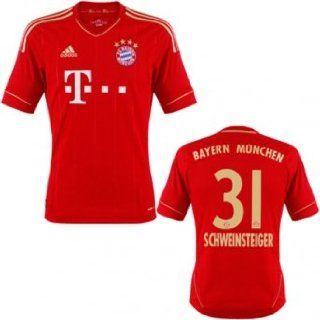 FC Bayern Schweinsteiger Trikot Home 2012, 152 Sport & Freizeit