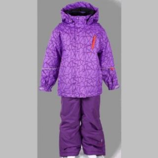 Color Kids.Ski Anzug, Schneeanzug, Jussi Ski Set violet Gr.12 152 Bekleidung