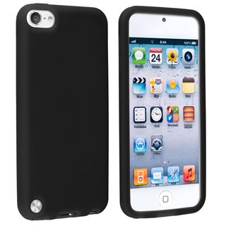 BasAcc Black Silicone Skin Case for Apple iPod touch Generation 5 BasAcc Cases