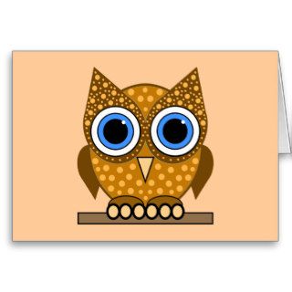 owl greeting cards