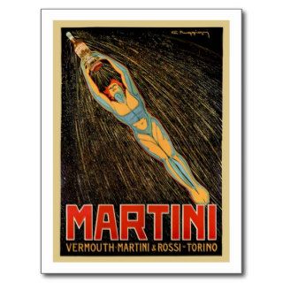 Martini Vermouth Postcards
