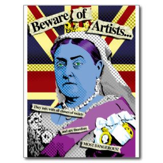 Beware of Artists II Postcard