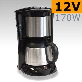 Kaffeemaschine mit Edelstahl Isolierkanne 12V/170W Küche & Haushalt