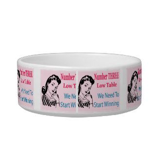 Bunco Table #3 Candy Dish Cat Food Bowl