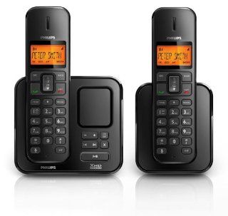 Philips SE 175 DUO   schnurloses Telefon mit Anrufbeantworter, beleuchtetes Display, inkl. Zusatzhrer mit Ladeschale, CLIP Funktion Elektronik