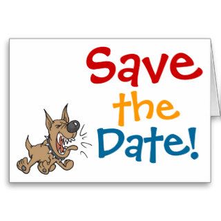 Save the Date   Really .Save It  by SRF Cards