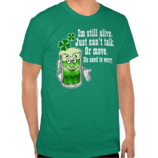 St Patricks Day Green Beer Hangover T shirts