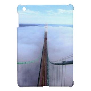 The View Above The Michigan Mackinac Bridge iPad Mini Cover