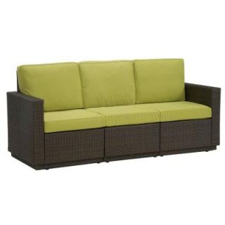 Home Styles Riviera Green Apple 3 Seat Patio Sofa 5803 61