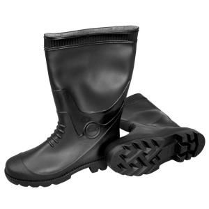Size 9 PVC Black Boots 887009B