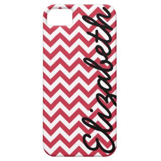 Red White Chevron Pattern iPhone 5 Cover