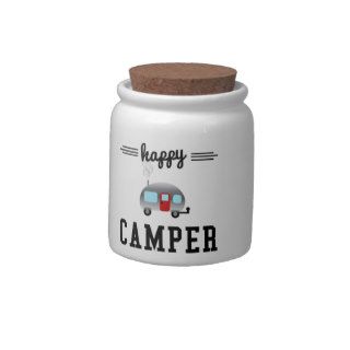 Happy Camper Candy Jar