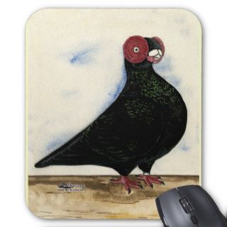 Barb Pigeon Watercolor Mouse Pads