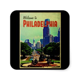 Philadelphia Cityscape Sticker