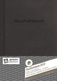 Avery Zweckform 201D Haushaltsbuch, DIN A5, mit Jahresübersicht, 32 Blatt, weiß Bürobedarf & Schreibwaren