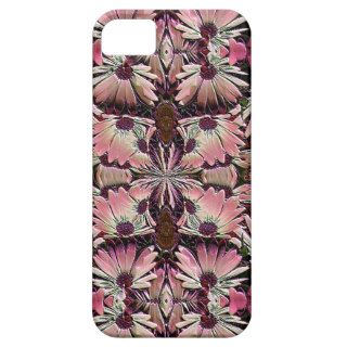 Abstract Pink Daisy Flowers Pattern iPhone 5 Case