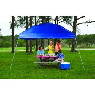 Fast Set Instant Pop Up Slant Wall Canopy (12' x 12') Tents & Outdoor Canopies