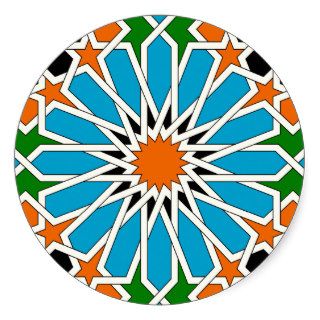 Islamic geometric pattern sticker