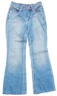 Girls Wide Flare Jeans, Vintage Blue Wash, Sz 8 SLIM Clothing