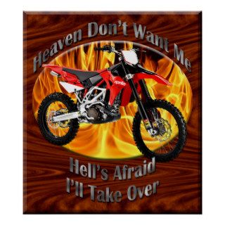 Aprilia MXV 450 Rosewood Poster