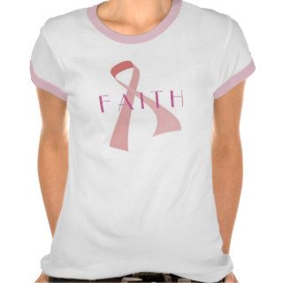 BREAST CANCER AWARENESS PINK RIBBON DESIGN T SHIRT