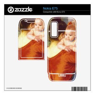 Mother and Child by Pierre Renoir Skins For The Nokia E75