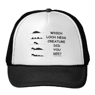 Which Loch Ness Creature Did You See? Mesh Hat