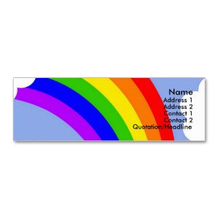 Rainbow Sky Business Card Template