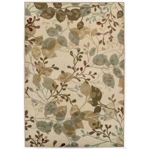 Achim Easton Ivory Delight 62 in. x 91 in. Area Rug 2466/G15 Y