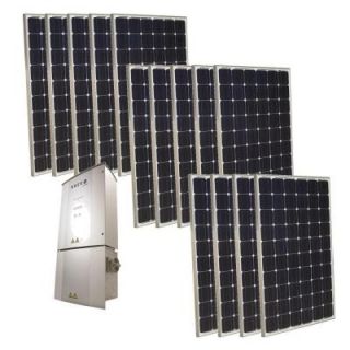 Grape Solar 3,500 Watt Monocrystalline PV Grid Tied Solar Power Kit GS 3500 KIT