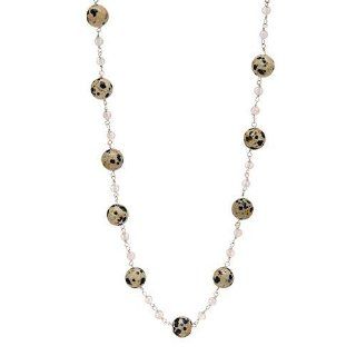 60.72 CTW Jasper Sterling Silver Necklace Jewelry