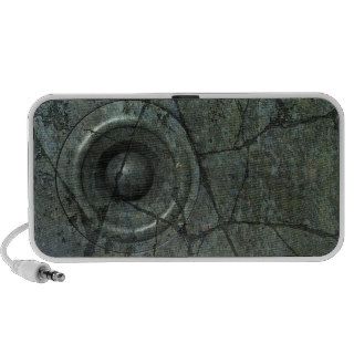 3d render grunge old speaker sound system DJ