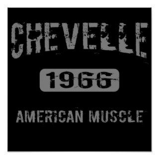 1966 Chevelle American Muscle Poster