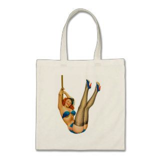 Vintage Pinup Sailor Girl in Stockings First Mate Bags