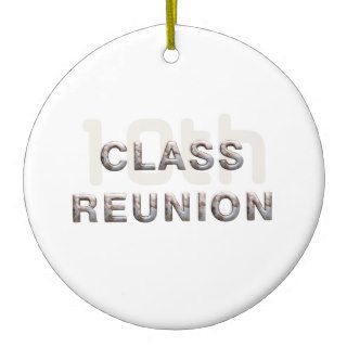TEE 10th Class Reunion Christmas Tree Ornaments