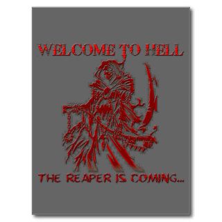 Welcome to Hell Post Cards