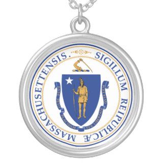 MASSACHUSETTS STATE SEAL NECKLACES